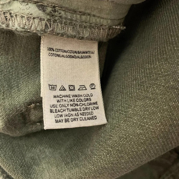 Free People Caroline Cutoff‎ Denim Shorts Green - Picture 11 of 11